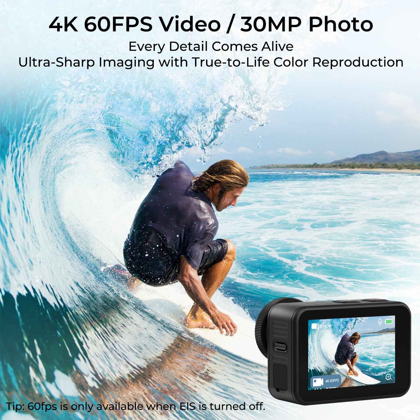 ICEFOX i7 Action Camera 4K